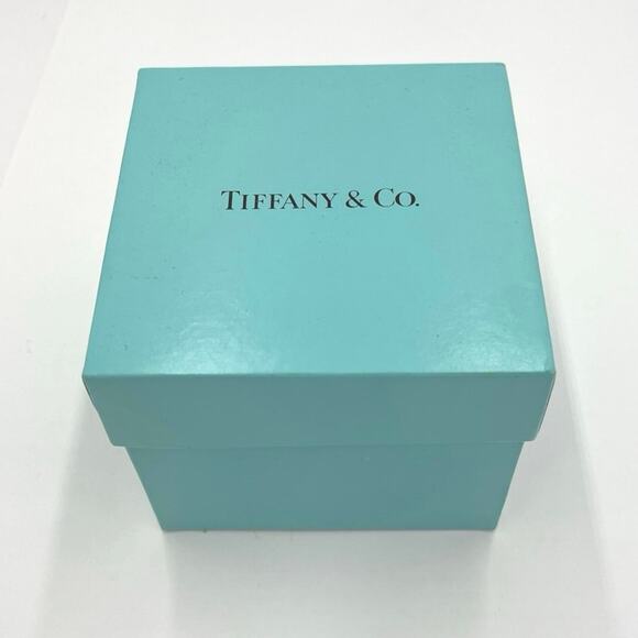 Tiffany & Co. Other - Tiffany & Co Blue Gift Box with Lid EMPTY Decorative Storage 5”x4.75”x5.25”